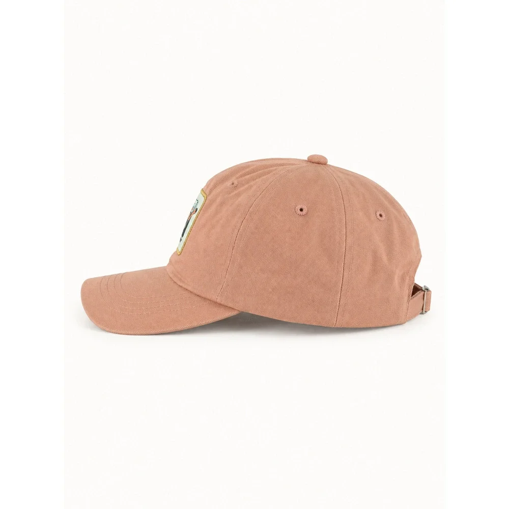 NWT MTV Music Television Pink Adjustable Dad Hat Patch Cotton Strapback Cap